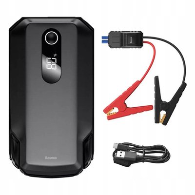 Автомобільний пуско-зарядний пристрій Baseus Super Energy Max Car Jump Starter (20 000mAh) Black CGNL020001 фото